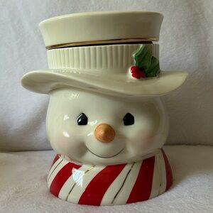 Lenox Snowman Cookie Jar